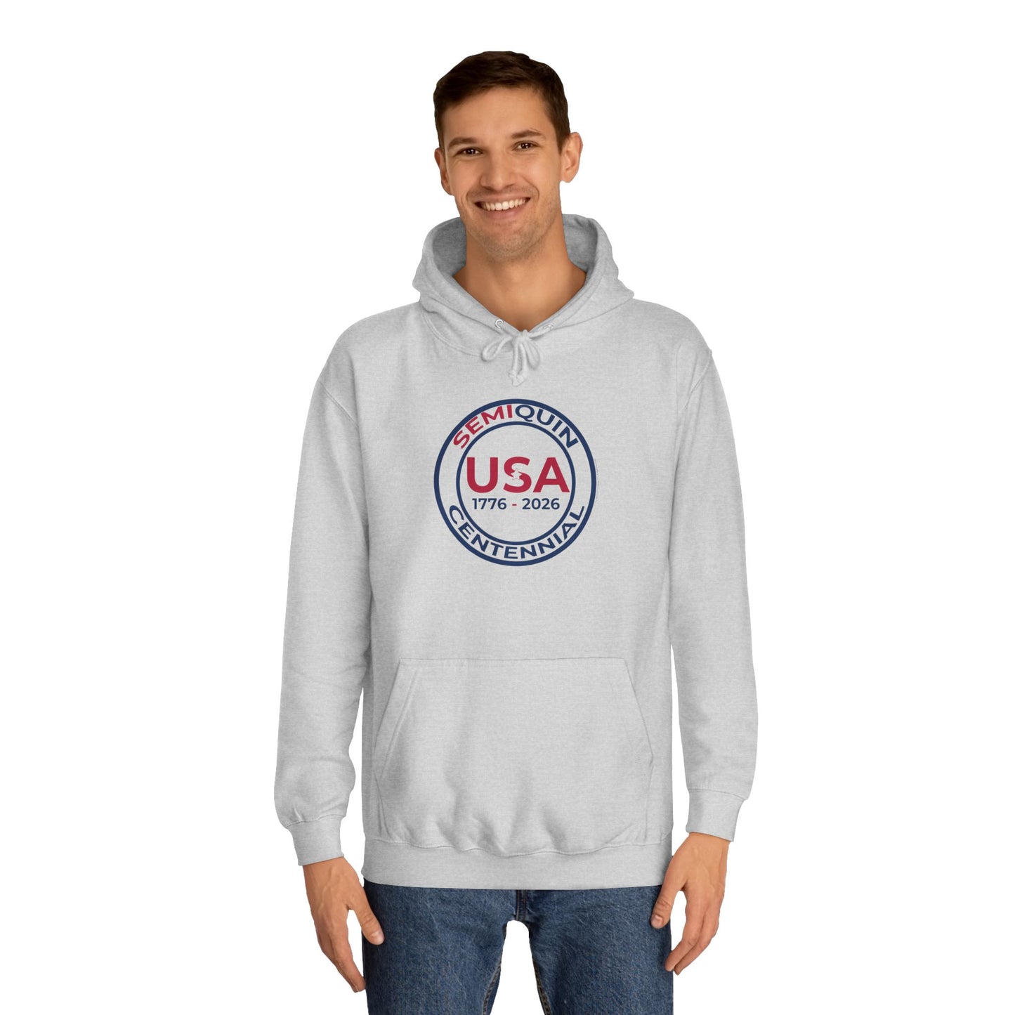 SemiQuin Cozy Unisex College Hoodie – Back to School Tools, SemiQuin School Year, Everyday Comfort for Campus, Festivals, and Chill Days