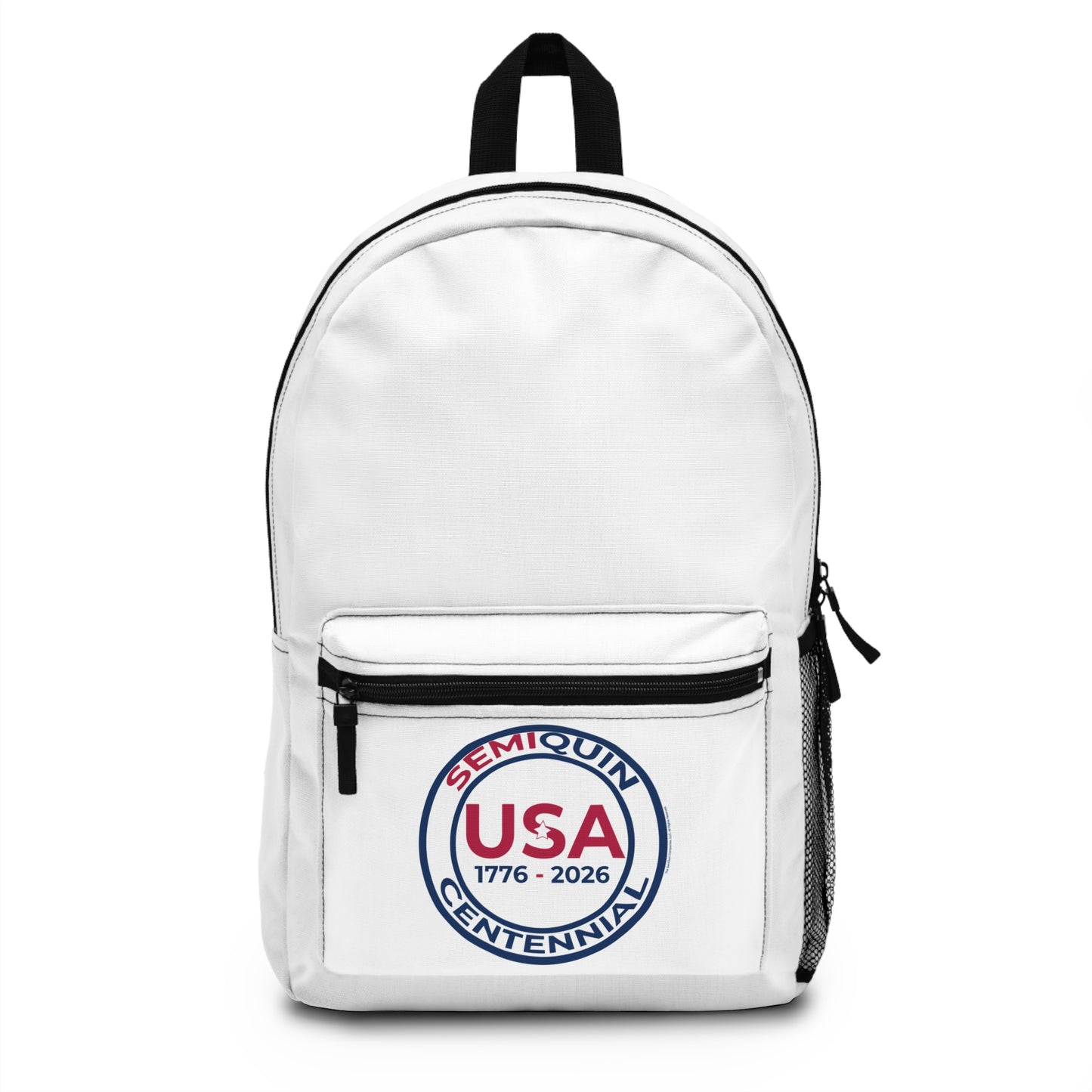 SemiQuin Centennial USA Backpack – Durable Travel & School Bag, Laptop & Gym Companion, Patriotic Gift for Students & Adventurers