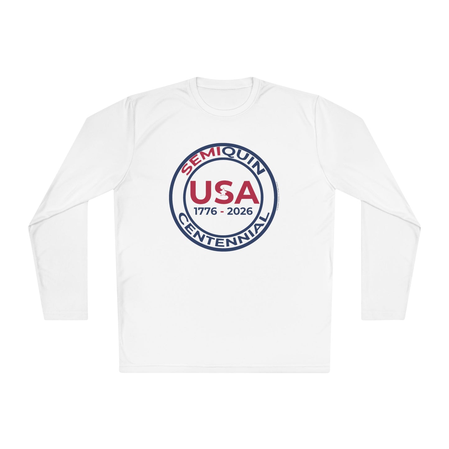 USA SemiQuin 1776–2026 Long Sleeve Tee — SemiQuin Logo