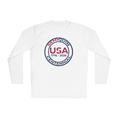 USA SemiQuin 1776–2026 Long Sleeve Tee — SemiQuin Logo