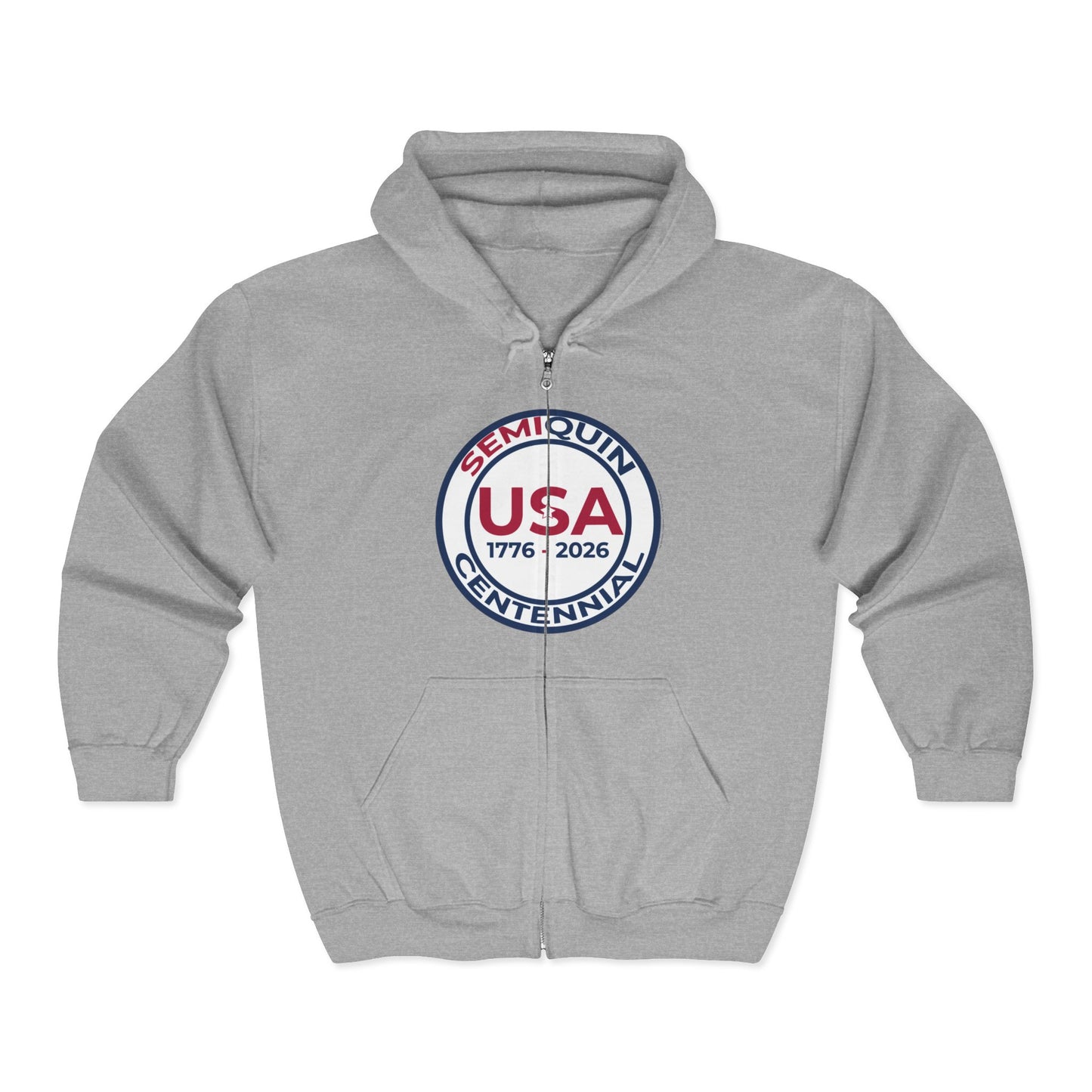 SemiQuin Unisex Heavy Blend™ Full Zip Hooded Sweatshirt