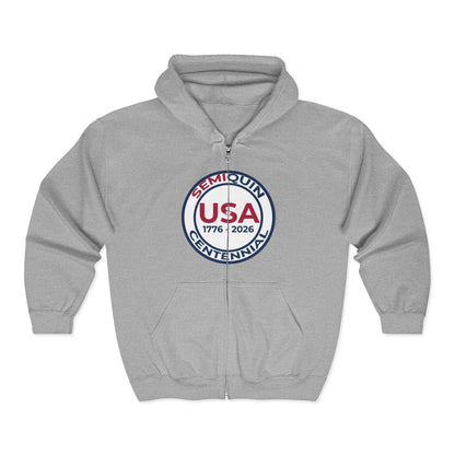 SemiQuin Unisex Heavy Blend™ Full Zip Hooded Sweatshirt