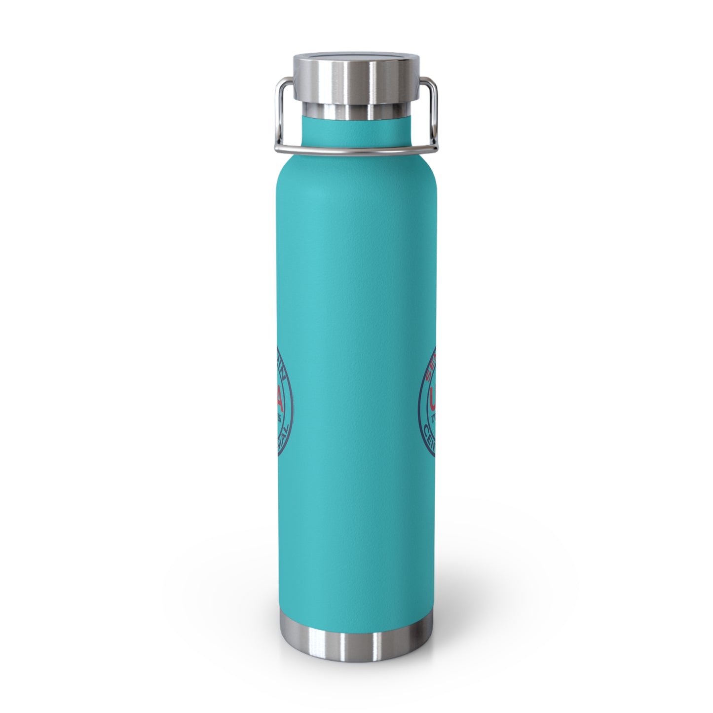 22oz SemiQuin USA Copper Insulated Water Bottle – Eco-Friendly Patriotic Gift