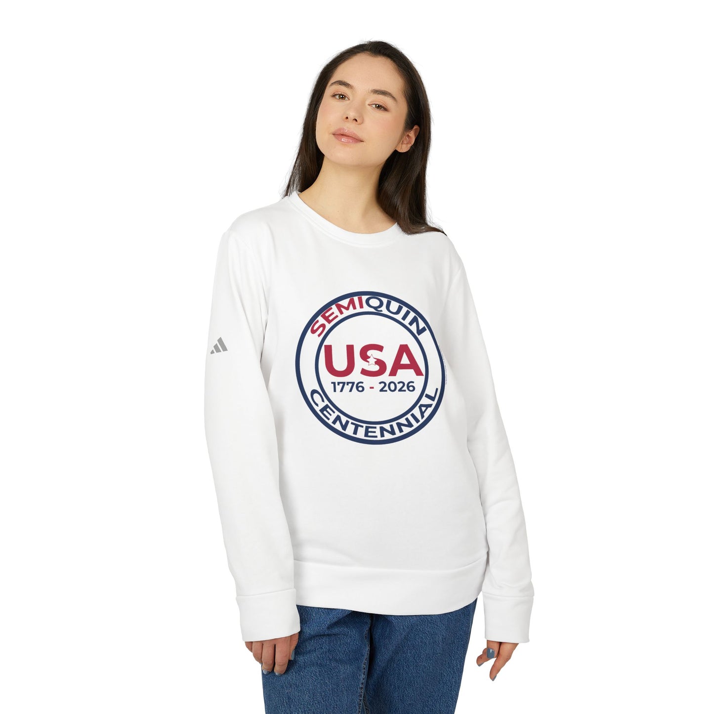 USA SemiQuin Crewneck Sweatshirt — 1776–2026 SemiQuin  Pride