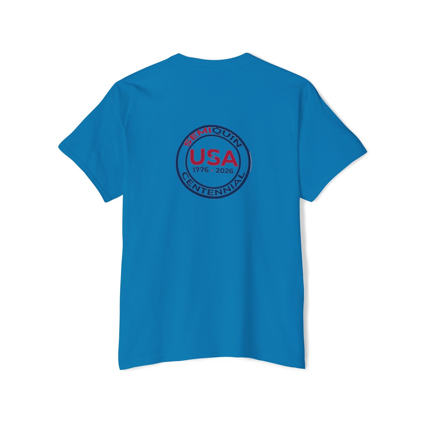 SemiQuin USA Graphic Pocket Tee | Casual Unisex T-Shirt | Summer Fashion | Everyday Wear | Great for Holidays