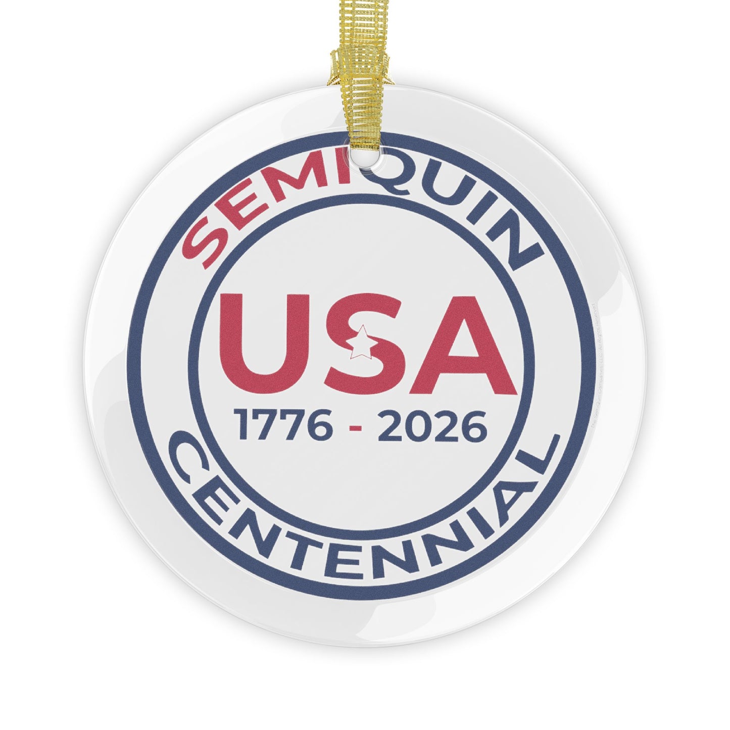 SemiQuin Glass Ornaments