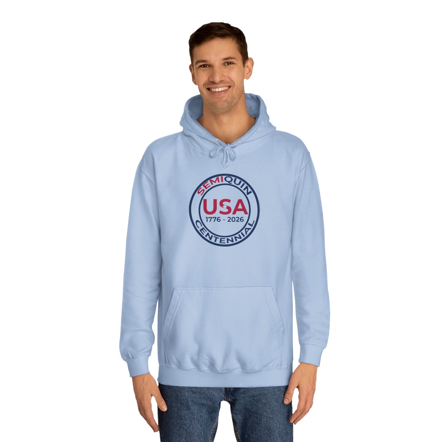 SemiQuin Cozy Unisex College Hoodie – Back to School Tools, SemiQuin School Year, Everyday Comfort for Campus, Festivals, and Chill Days