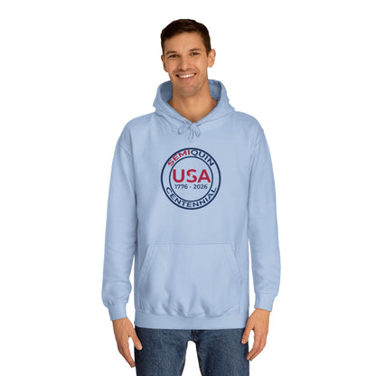 SemiQuin Cozy Unisex College Hoodie – Back to School Tools, SemiQuin School Year, Everyday Comfort for Campus, Festivals, and Chill Days