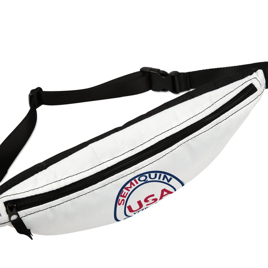 USA Semiquin Fanny Pack | Patriotic Waist Bag for Festivals, Travel & Sports | 250-Year Celebration Gear | Stylish & Functional