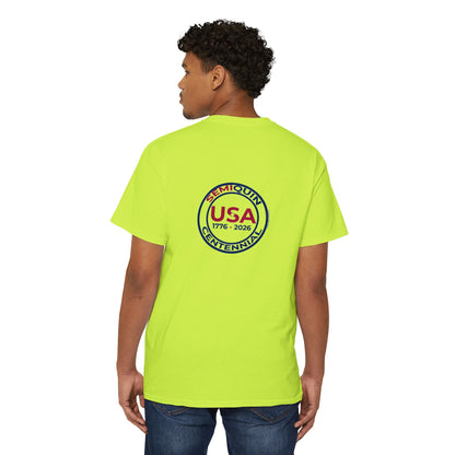 SemiQuin USA Graphic Pocket Tee | Casual Unisex T-Shirt | Summer Fashion | Everyday Wear | Great for Holidays