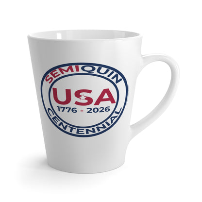 SemiQuin Centennial Latte Mug – Back to School Gear | Celebrate 250 Years | Coffee Lovers, Gifts & School Spirit