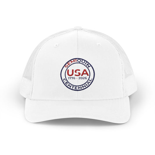 SemiQuin Snapback Trucker Cap – Vintage Style, Casual Unisex Hat, Patriotic Outdoor Gear, Summer Accessories, Trendy Headwear