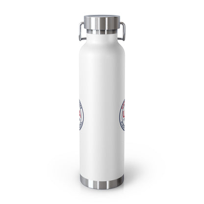 22oz SemiQuin USA Copper Insulated Water Bottle – Eco-Friendly Patriotic Gift