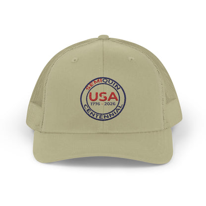 SemiQuin Snapback Trucker Cap – Vintage Style, Casual Unisex Hat, Patriotic Outdoor Gear, Summer Accessories, Trendy Headwear