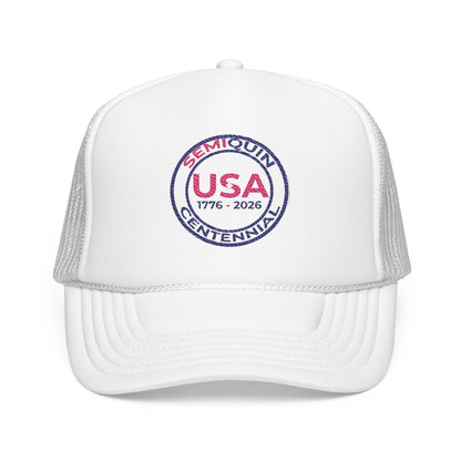 SemiQuin School Year Foam Trucker Hat – Back to School Tools | Adjustable Cap for Students, Teachers & Campus Style