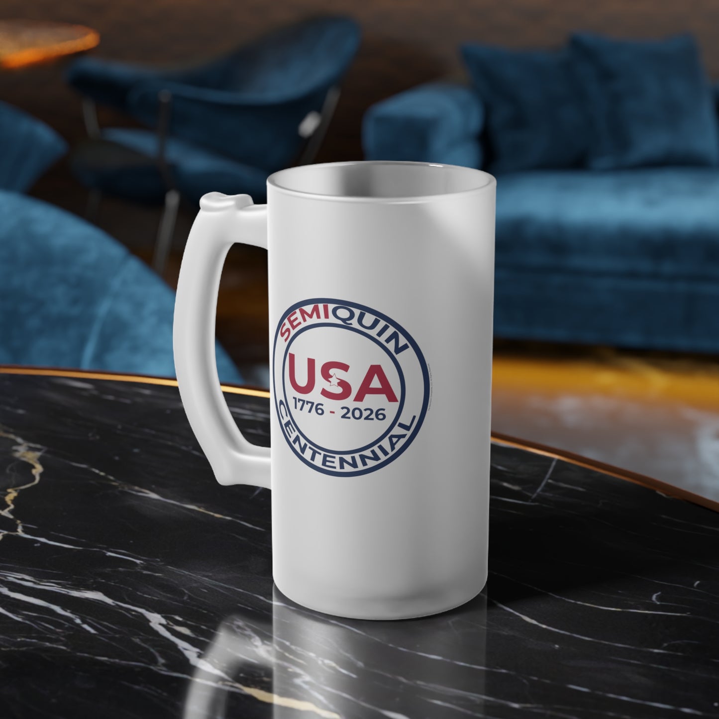 SemiQuin Frosted Glass Mug – Back to School Tools | Unique Study-Year Drinkware | SemiQuin School Gear, All Year