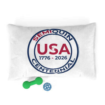 SemiQuin Pet Bed, Dog Bed, Cat Bed, American Dog Bed, Pet Cushion, Patriotic Pet Decor