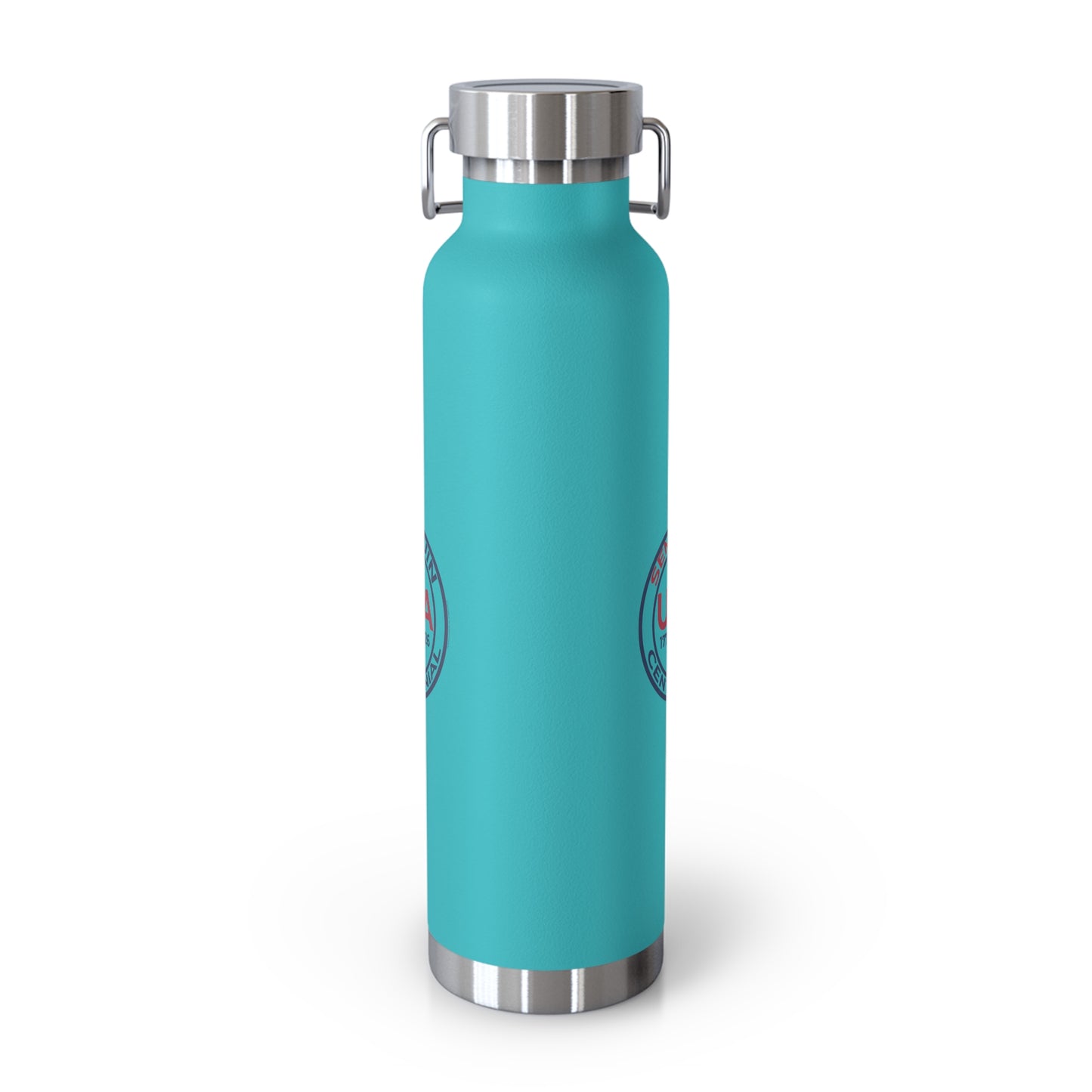 22oz SemiQuin USA Copper Insulated Water Bottle – Eco-Friendly Patriotic Gift