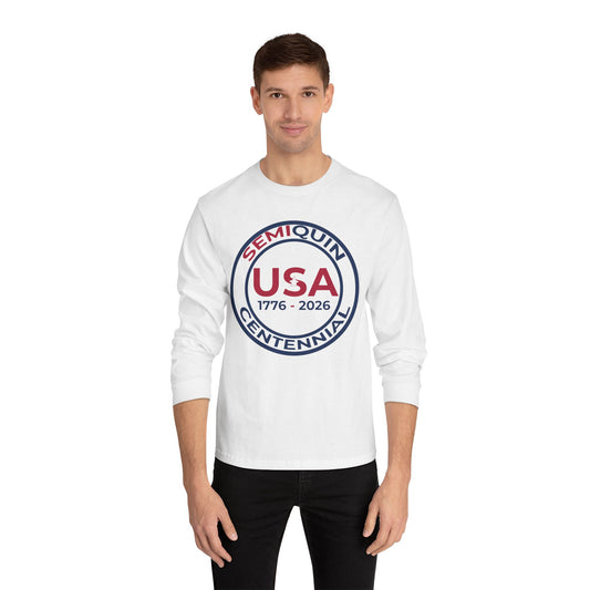 USA SemiQuin 1776–2026 Long Sleeve T-Shirt