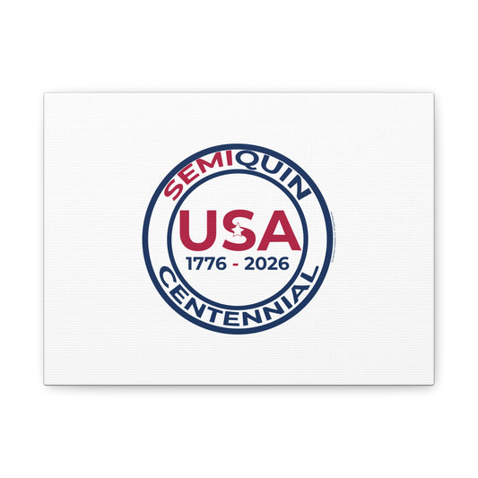 SemiQuin USA Centennial Canvas Wall Art – Patriotic Home Décor, 250-Year Commemorative Design, Gift for History Lovers, 4th of July Americana, Memorial Day Decoration