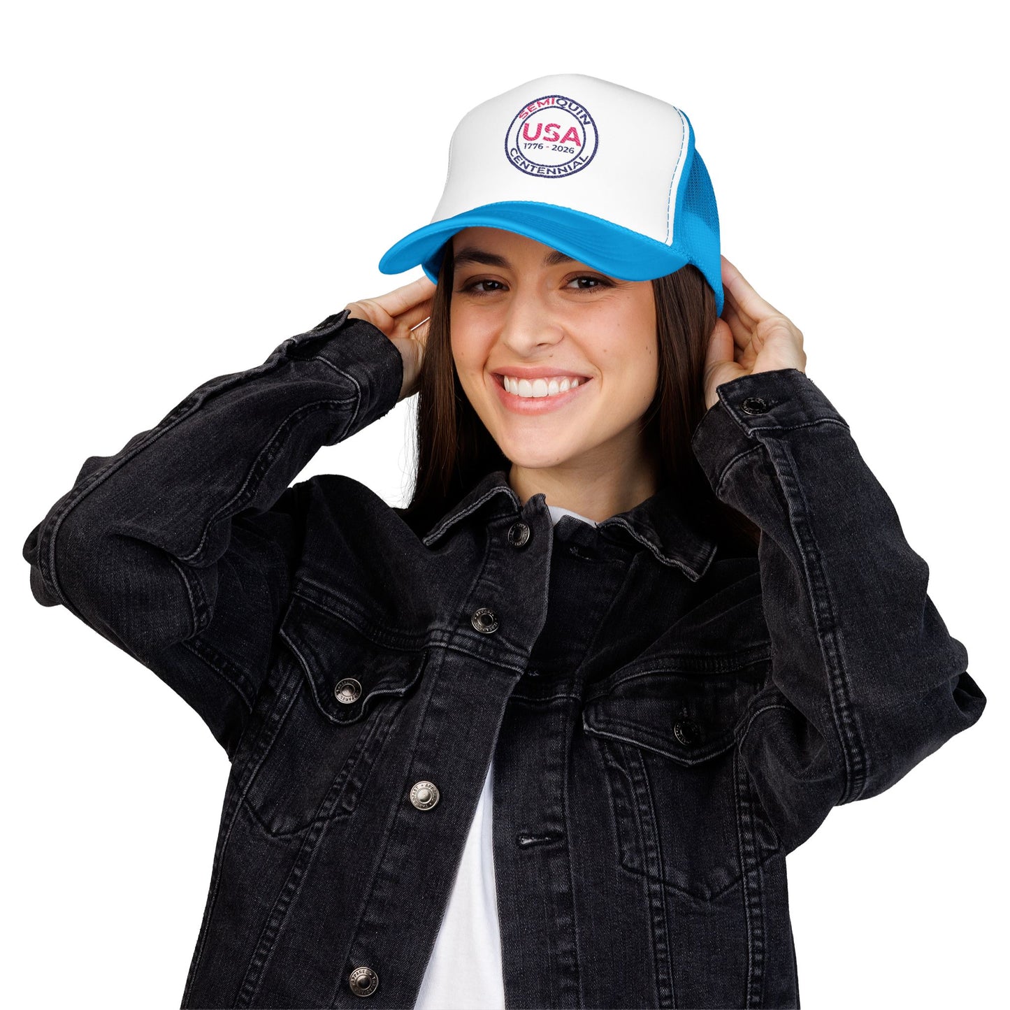 SemiQuin School Year Foam Trucker Hat – Back to School Tools | Adjustable Cap for Students, Teachers & Campus Style