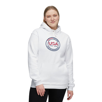 USA SemiQuin Seal Hoodie — Patriotic 1776–2016 Made in USA Sweatshirt