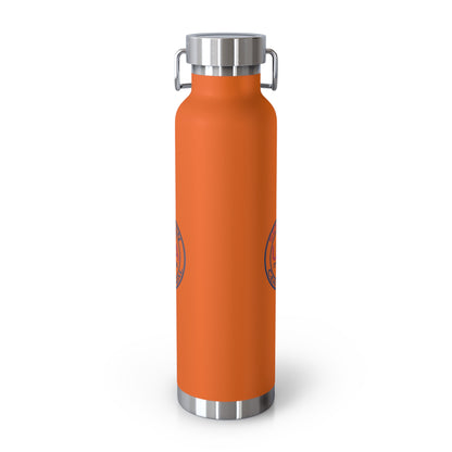 22oz SemiQuin USA Copper Insulated Water Bottle – Eco-Friendly Patriotic Gift