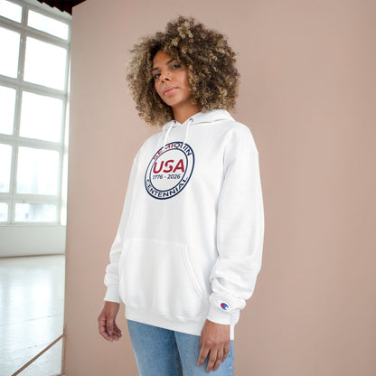 USA SemiQuin Hoodie — Patriotic 1776–2026 Emblem Pullover