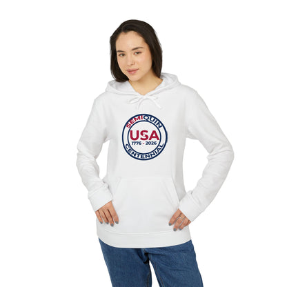 USA SemiQuin Vintage Seal Hoodie – Patriotic American 1776–2024 Pullover