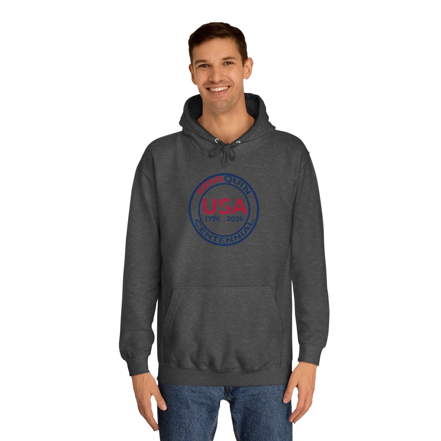 SemiQuin Cozy Unisex College Hoodie – Back to School Tools, SemiQuin School Year, Everyday Comfort for Campus, Festivals, and Chill Days