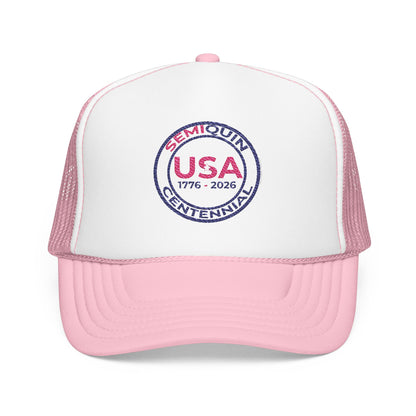 SemiQuin School Year Foam Trucker Hat – Back to School Tools | Adjustable Cap for Students, Teachers & Campus Style