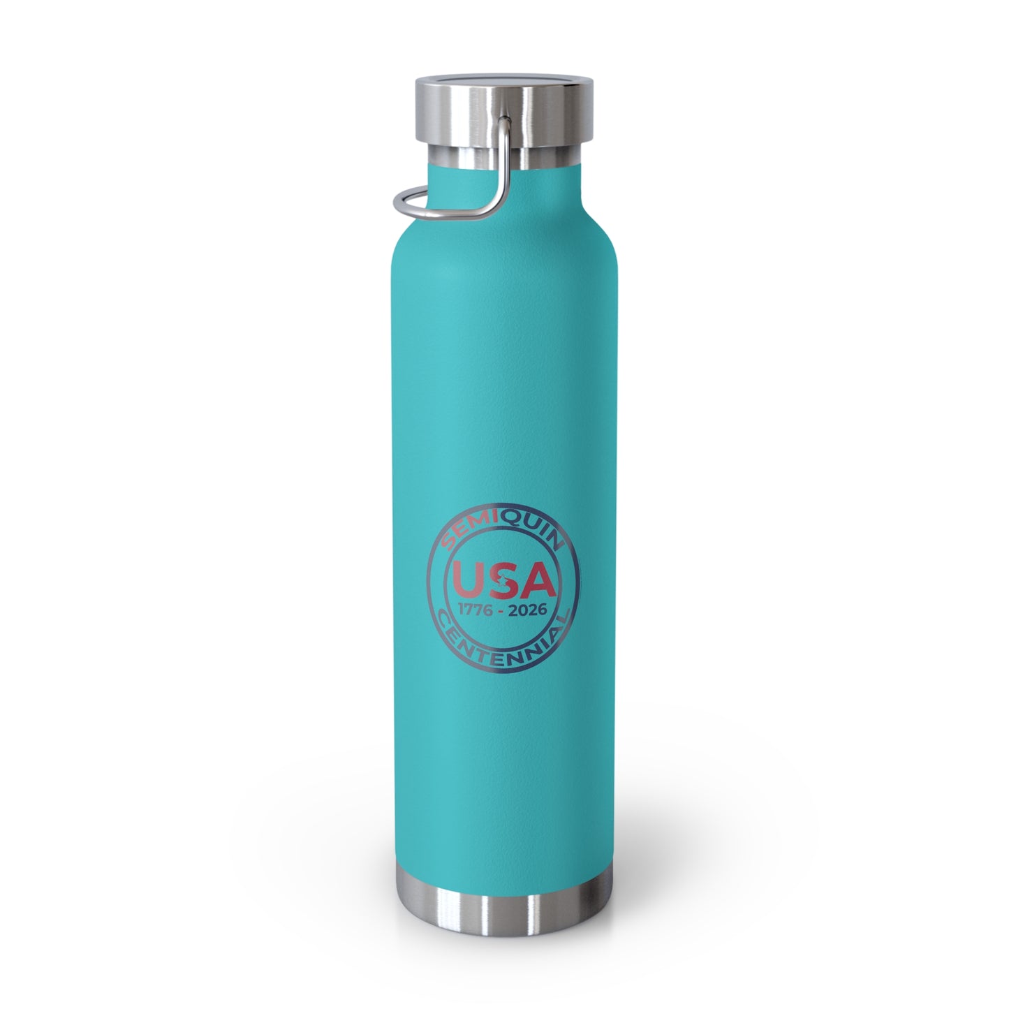 22oz SemiQuin USA Copper Insulated Water Bottle – Eco-Friendly Patriotic Gift