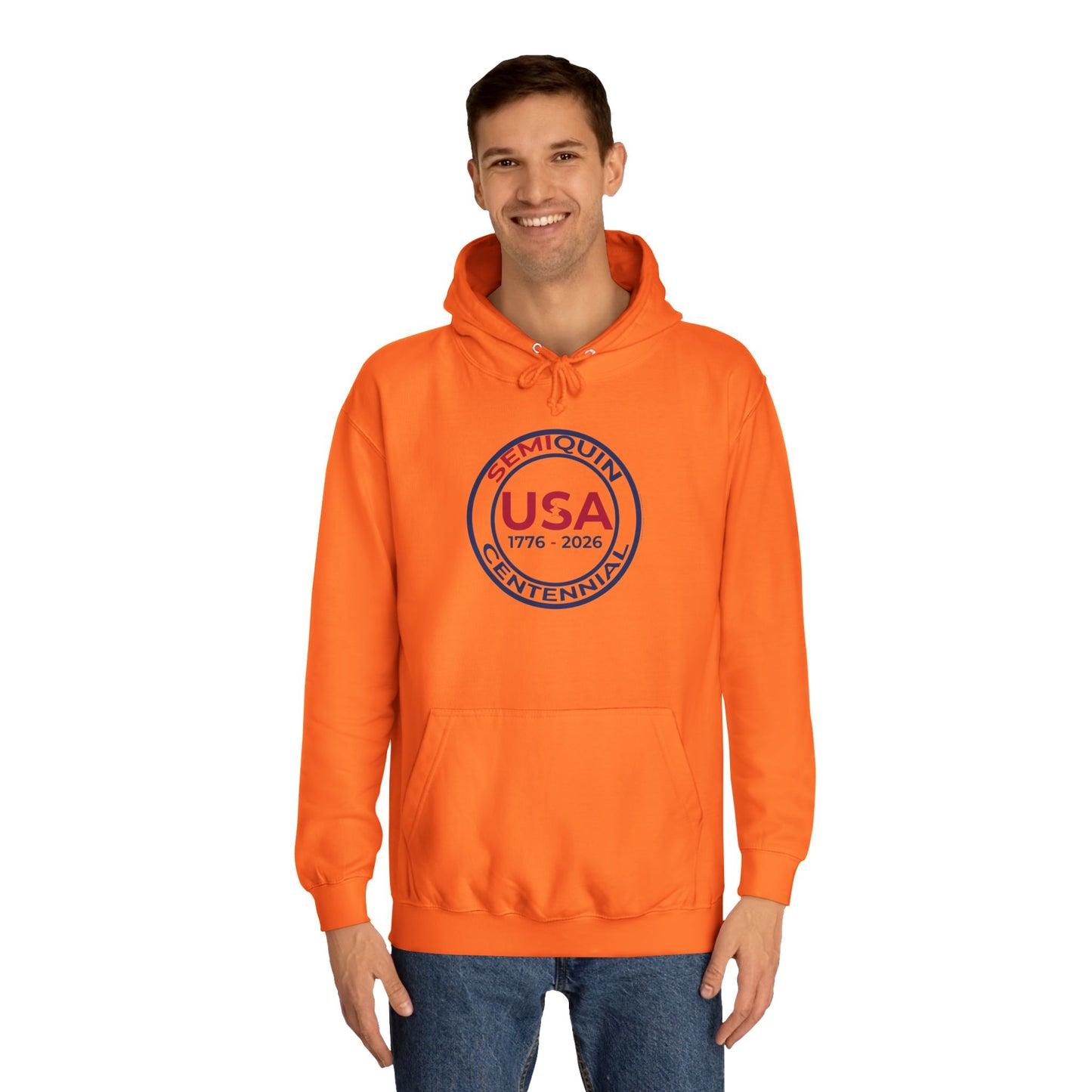 SemiQuin Cozy Unisex College Hoodie – Back to School Tools, SemiQuin School Year, Everyday Comfort for Campus, Festivals, and Chill Days