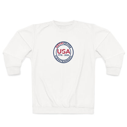 USA SemiQuin Bicentennial Seal Sweatshirt - 1776–2026 Patriotic Crewneck