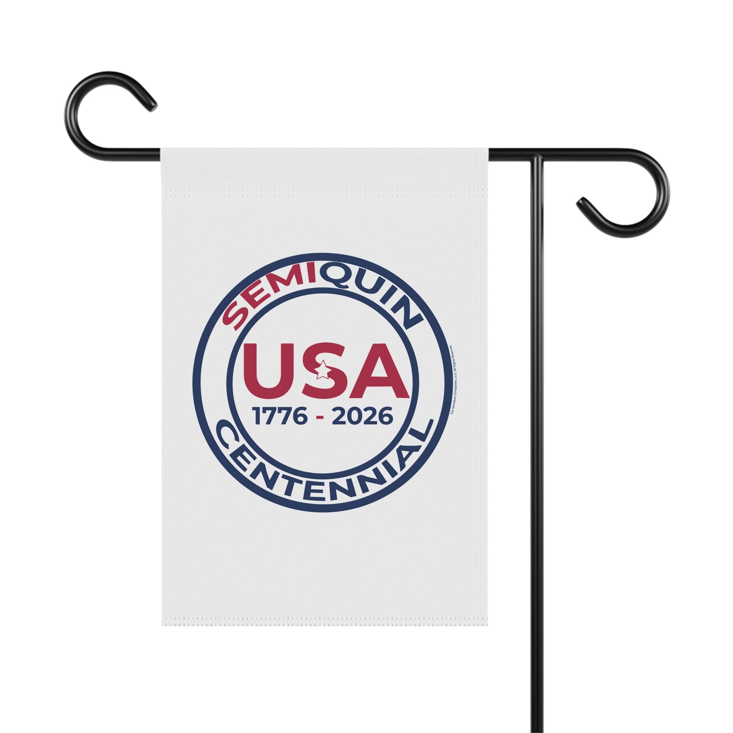 SemiQuin 250 Years Garden Banner | Patriotic Yard Flag for Outdoor Celebrations & Holiday Decor