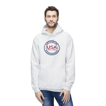 USA SemiQuin Seal Hoodie — Patriotic 1776–2016 Made in USA Sweatshirt