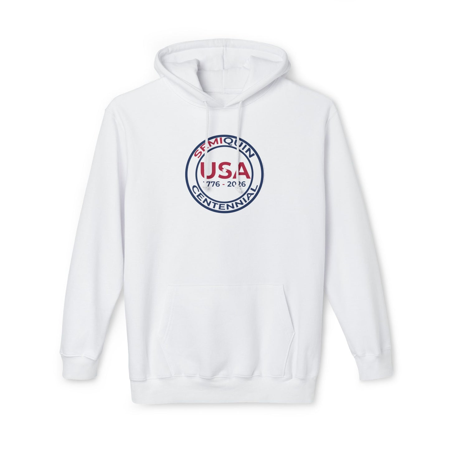 USA SemiQuin Seal Hoodie — Patriotic 1776–2016 Made in USA Sweatshirt