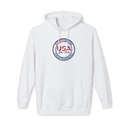 USA SemiQuin Seal Hoodie — Patriotic 1776–2016 Made in USA Sweatshirt