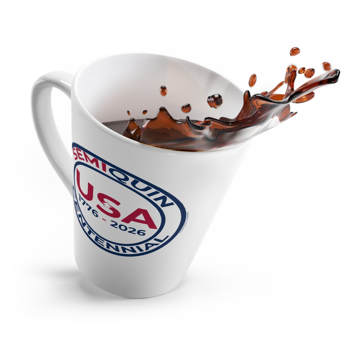 SemiQuin Centennial Latte Mug – Back to School Gear | Celebrate 250 Years | Coffee Lovers, Gifts & School Spirit