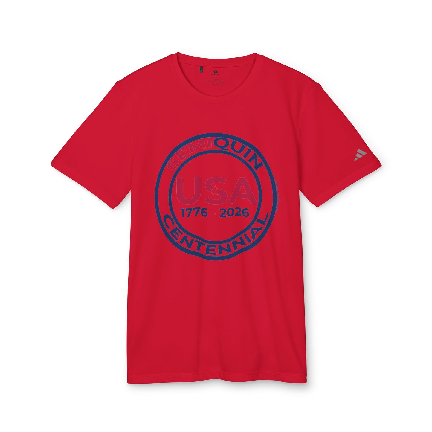 USA SemiQuin Centennial Sport T-Shirt | Unisex Patriotic Athletic Tee | 250-Year Celebration Apparel