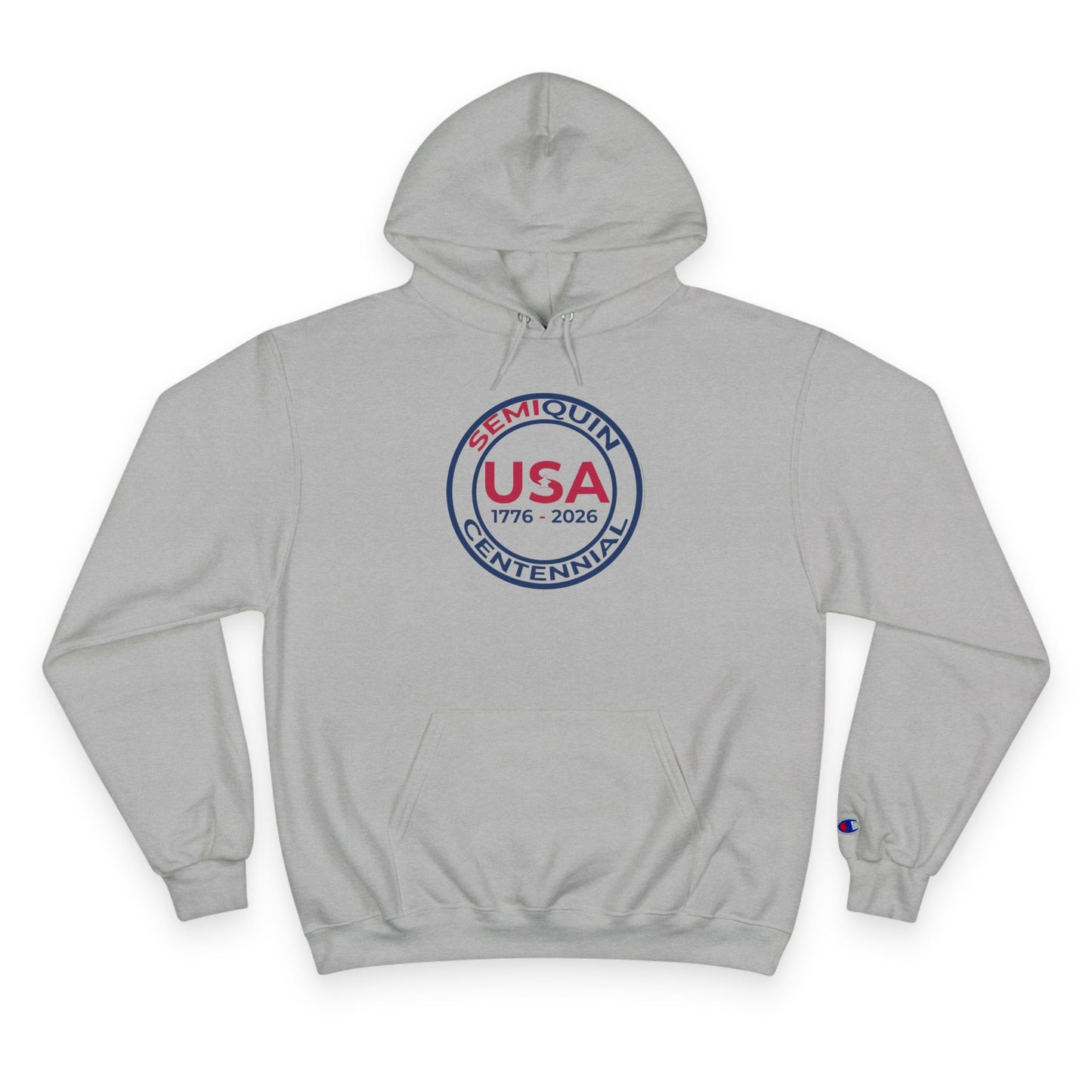 USA SemiQuin Hoodie — Patriotic 1776–2026 Emblem Pullover