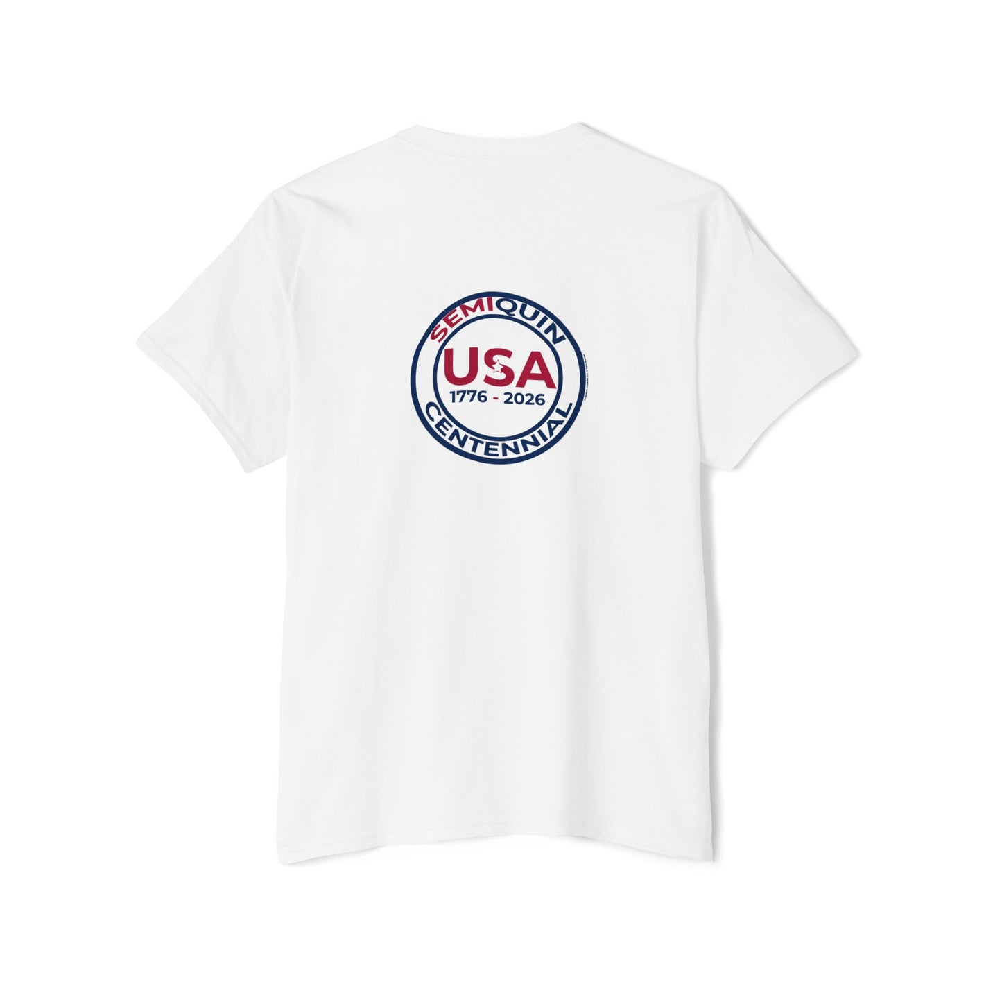 SemiQuin USA Graphic Pocket Tee | Casual Unisex T-Shirt | Summer Fashion | Everyday Wear | Great for Holidays