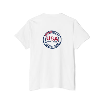 SemiQuin USA Graphic Pocket Tee | Casual Unisex T-Shirt | Summer Fashion | Everyday Wear | Great for Holidays