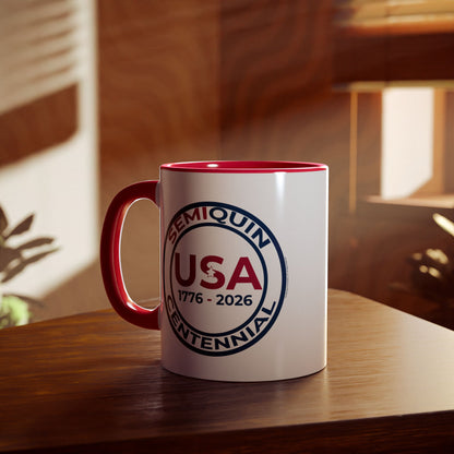 SemiQuin Accent School Year Mug – Back to School Tools | Colorful Coffee & Tea Cup for Students, Teachers & Study Gear