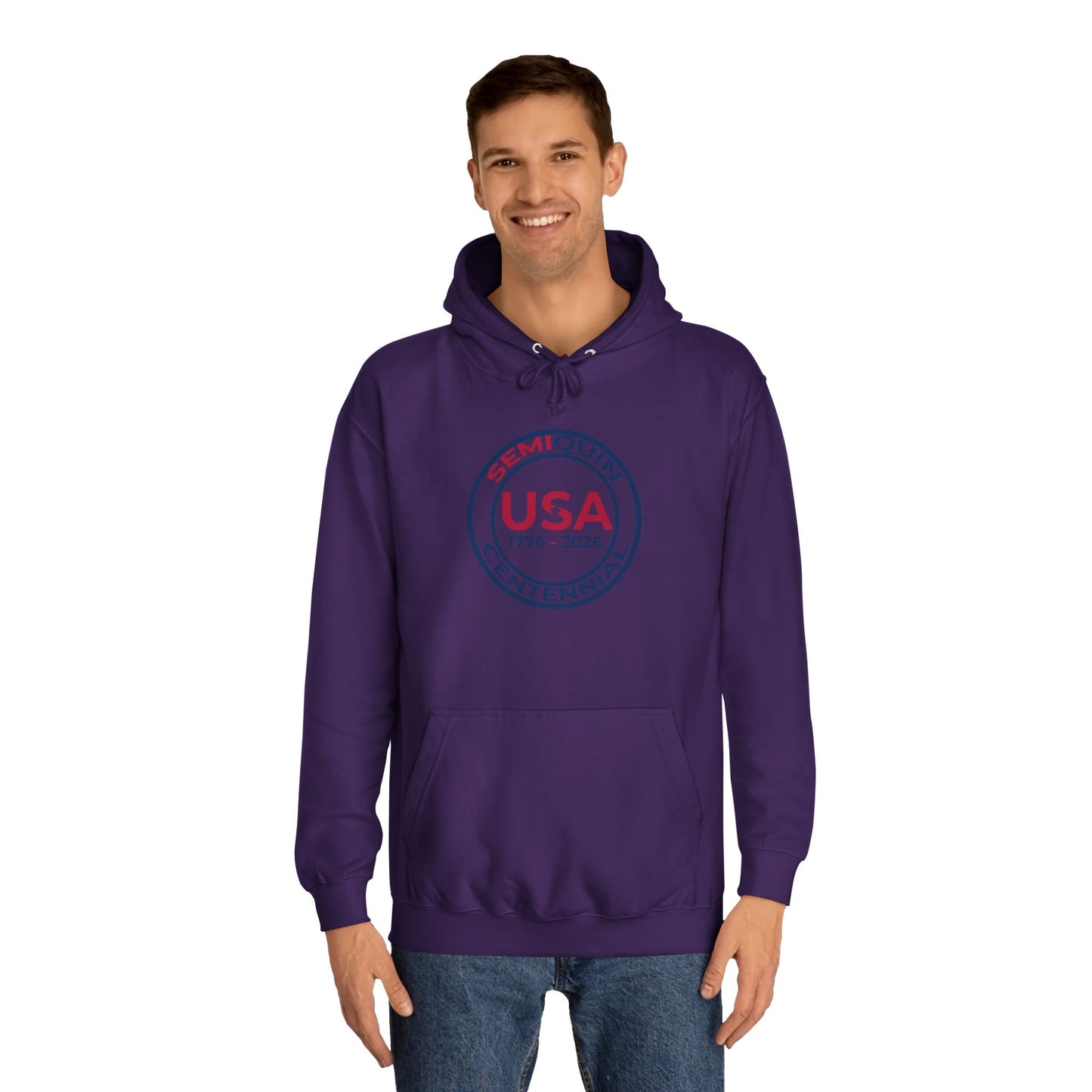 SemiQuin Cozy Unisex College Hoodie – Back to School Tools, SemiQuin School Year, Everyday Comfort for Campus, Festivals, and Chill Days