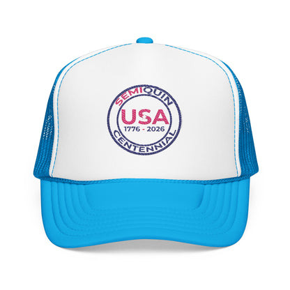 SemiQuin School Year Foam Trucker Hat – Back to School Tools | Adjustable Cap for Students, Teachers & Campus Style