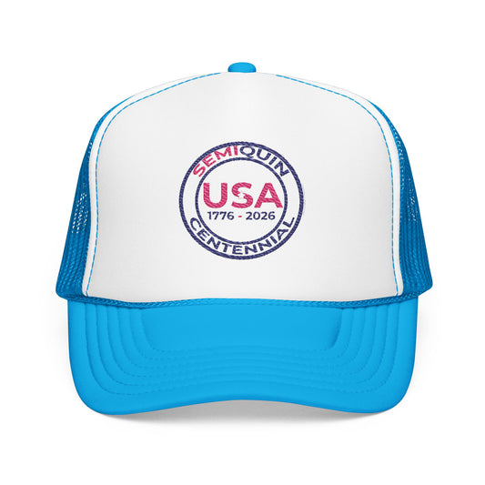 SemiQuin School Year Foam Trucker Hat – Back to School Tools | Adjustable Cap for Students, Teachers & Campus Style