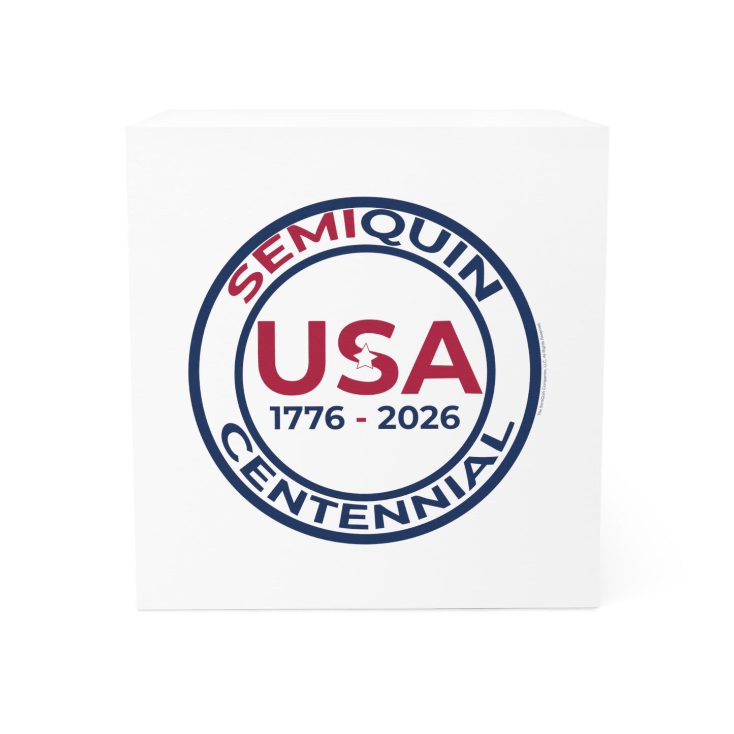USA Semiquincentennial Note Cube – Perfect for Celebrations, Office Decor, Gift for Friends, Event Planning, Home Organization