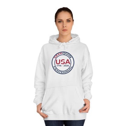 SemiQuin Cozy Unisex College Hoodie – Back to School Tools, SemiQuin School Year, Everyday Comfort for Campus, Festivals, and Chill Days