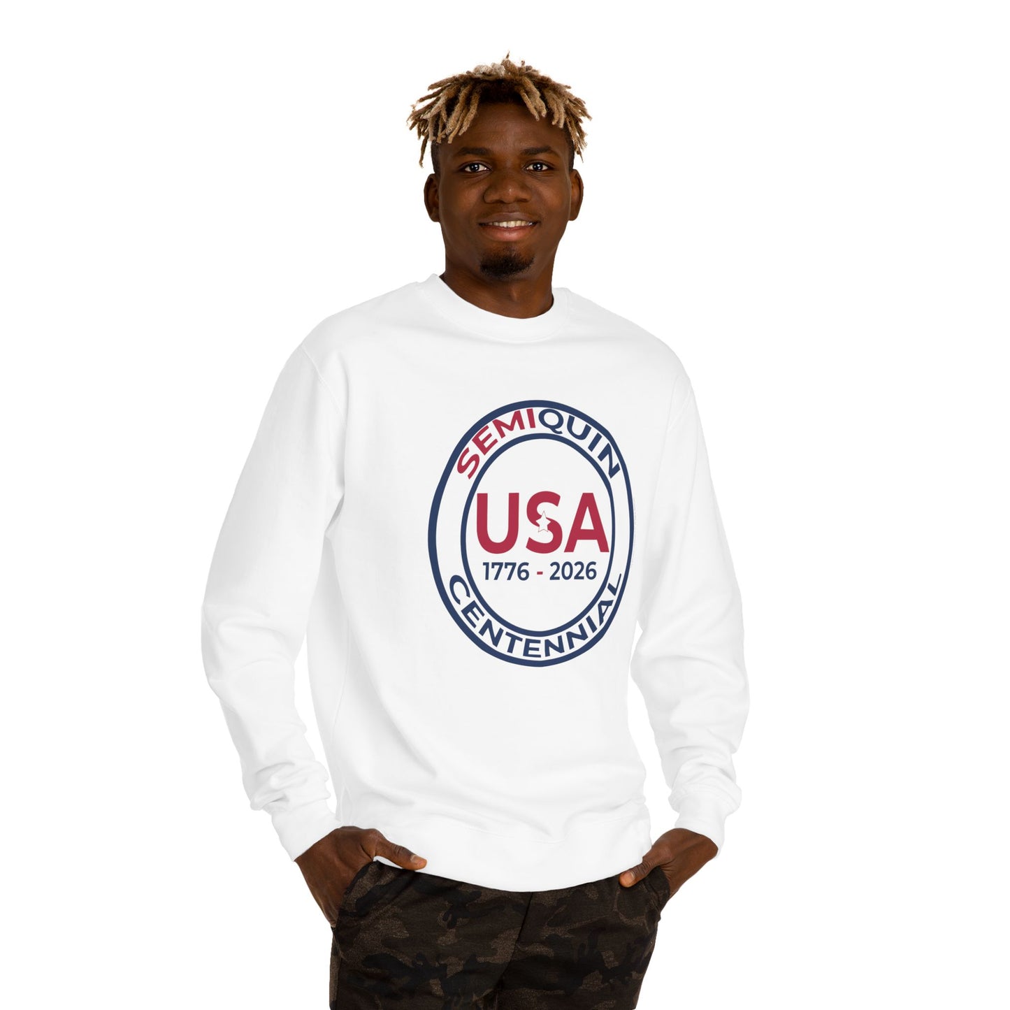 USA SemiQuin  Semiquincentennial 1776–2026 Crewneck Sweatshirt